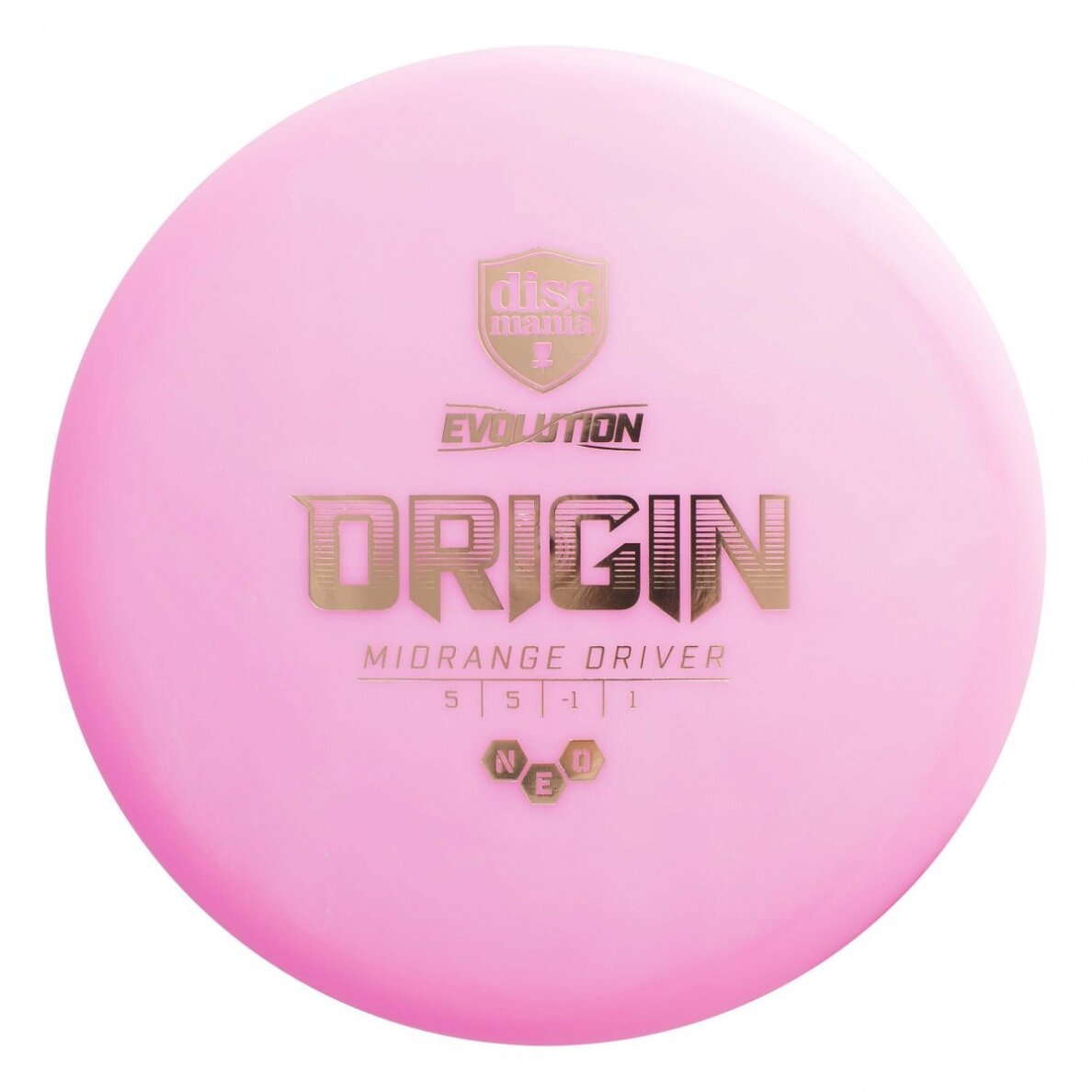 Diskgolfo diskas Midrange Driver NEO ORIGIN Evolution Pink 1