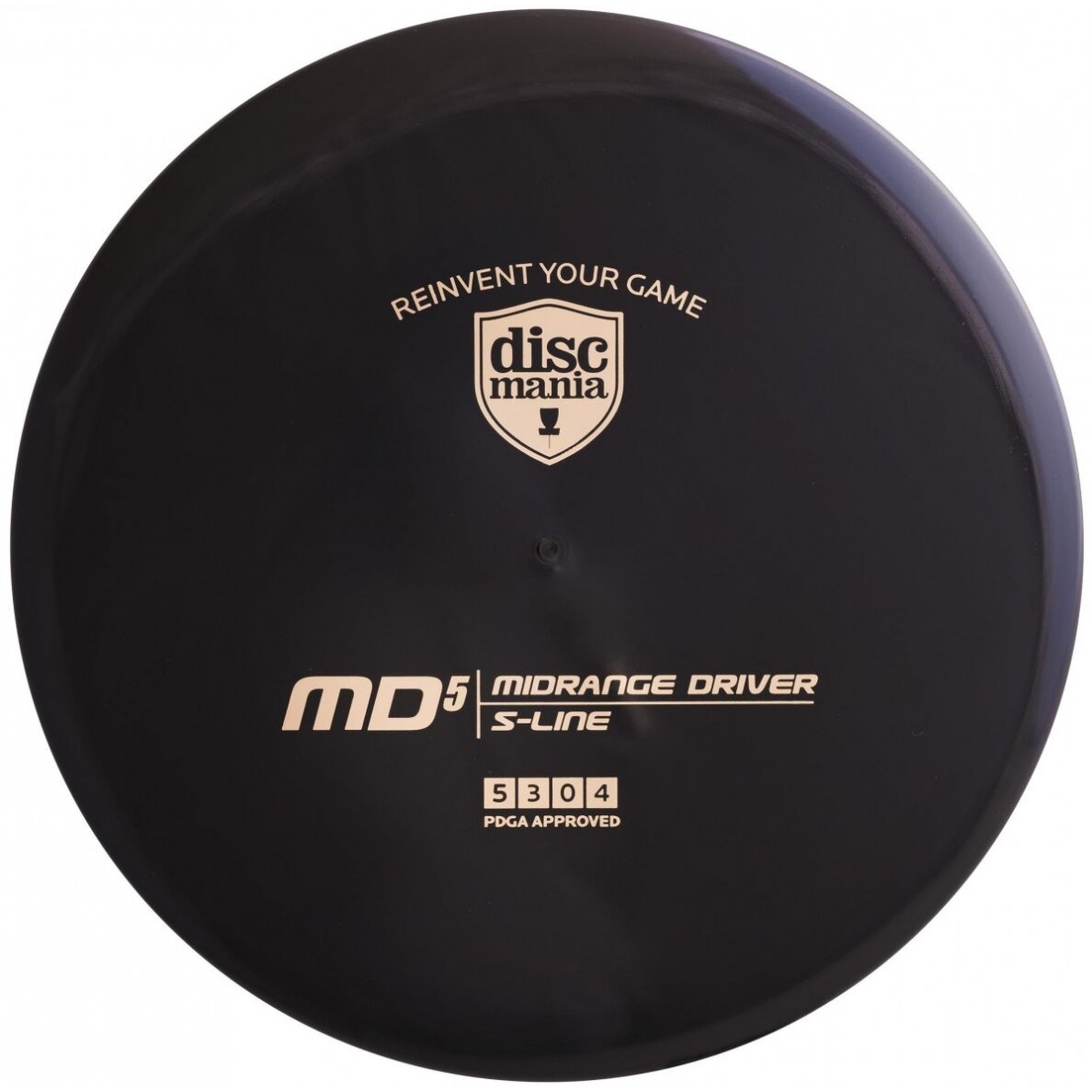 Diskgolfo diskas Midrange Driver S-LINE MD5 black 1 Diskgolfo diskas Midrange Driver S-LINE MD5 black 1