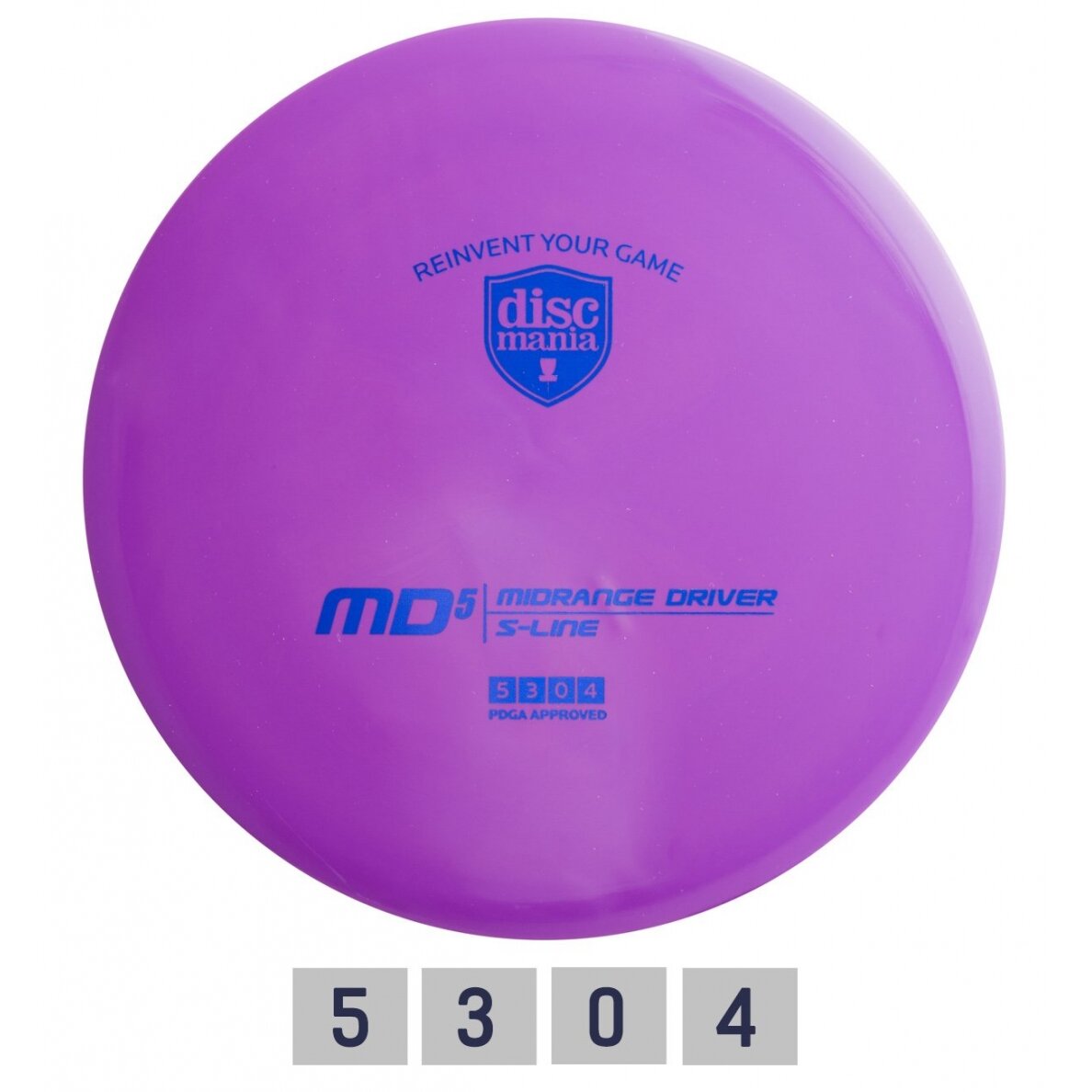 Diskgolfo diskas Midrange Driver S-LINE MD5 purple