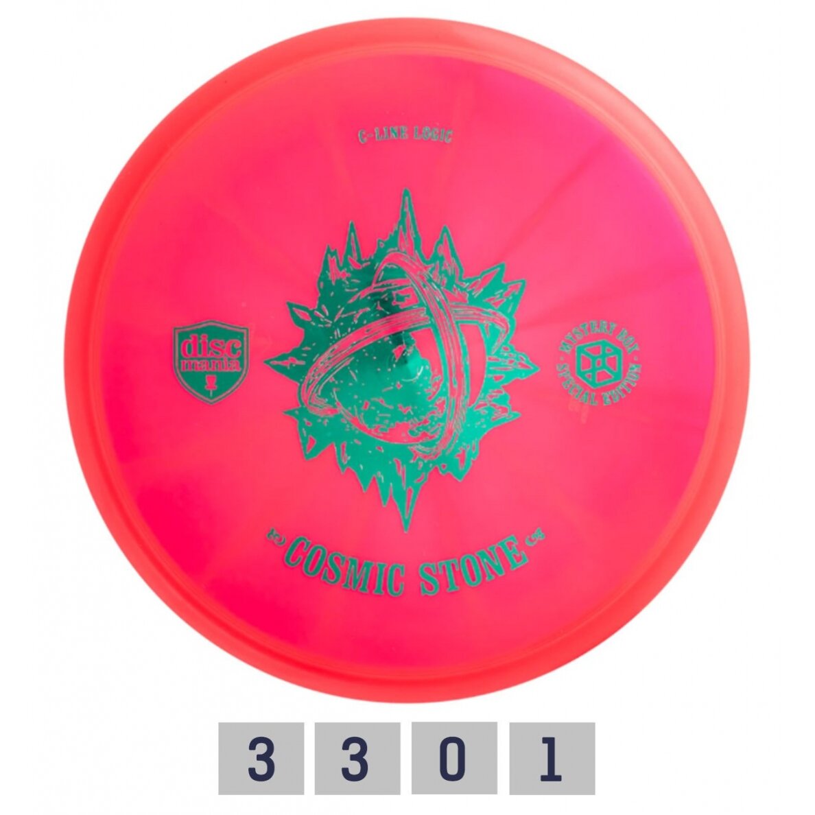 Diskgolfo diskas Putter COSMIC STONE C-Line red