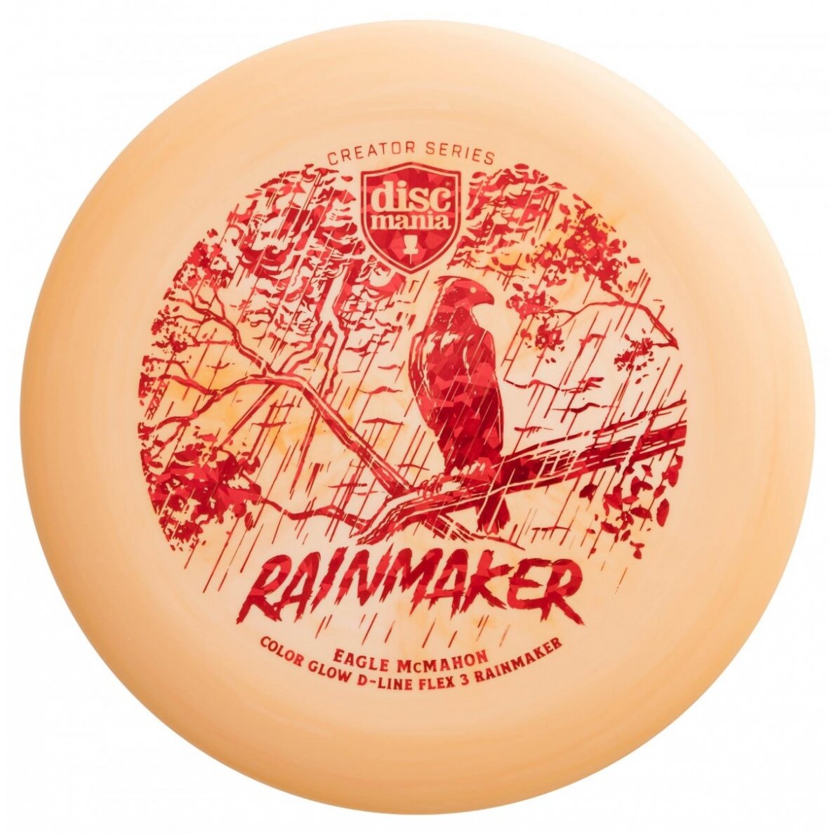Diskgolfo diskas Putter D-LINE FLEX 3 Rainmaker Orange 1 Diskgolfo diskas Putter D-LINE FLEX 3 Rainmaker Orange 1