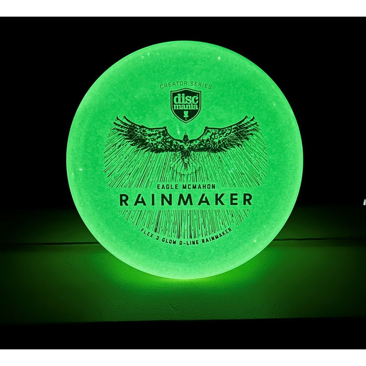Diskgolfo diskas Putter Glow D-LINE FLEX 3 Rainmaker White 2 Diskgolfo diskas Putter Glow D-LINE FLEX 3 Rainmaker White 2