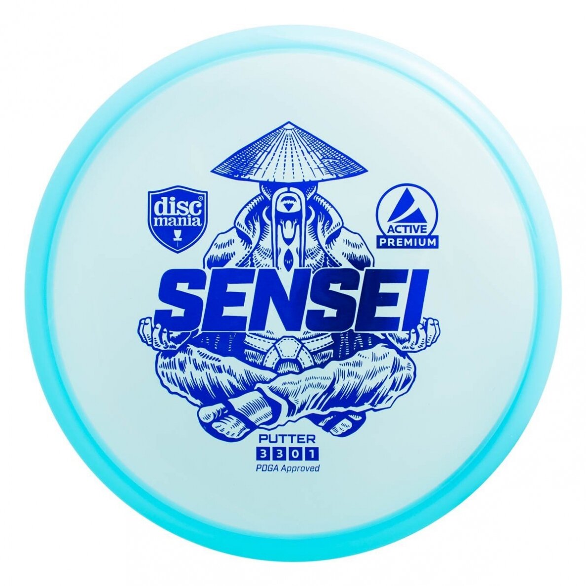 Diskgolfo diskas Putter SENSEI Active Premium Blue 1 Diskgolfo diskas Putter SENSEI Active Premium Blue 1