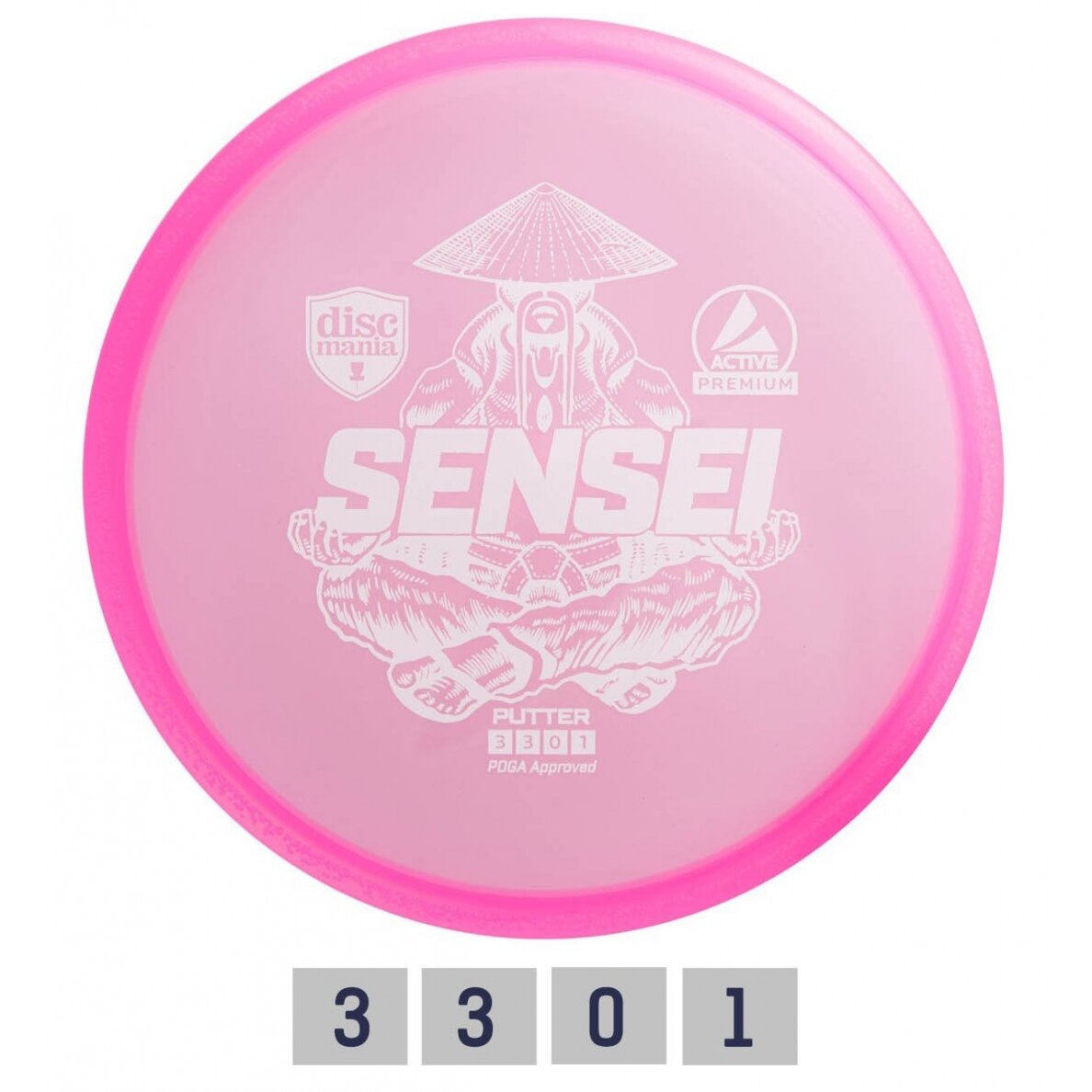 Diskgolfo diskas Putter SENSEI Active Premium Pink Diskgolfo diskas Putter SENSEI Active Premium Pink