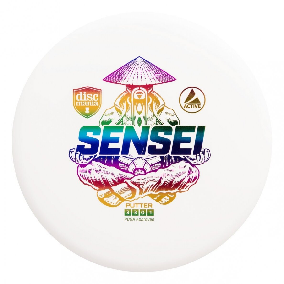 Diskgolfo diskas Putter SENSEI Active White 1 Diskgolfo diskas Putter SENSEI Active White 1