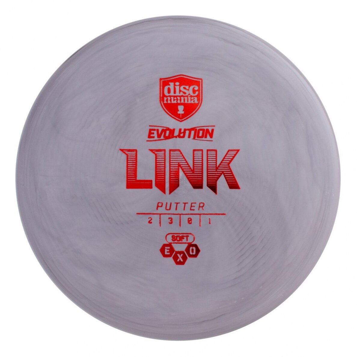 Diskgolfo diskas Putter SOFT EXO LINK Evolution Grey 1 Diskgolfo diskas Putter SOFT EXO LINK Evolution Grey 1