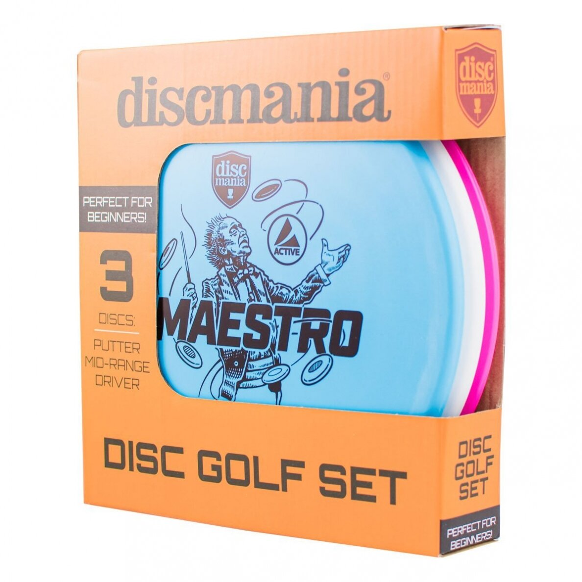 Diskgolfo diskų rinkinys Active 3 Disc Set 1