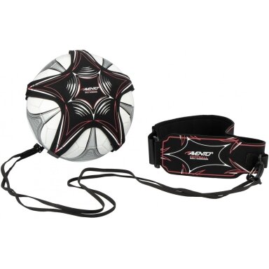 Diržas futbolo įgūdžiams lavinti AVENTO 75BC Black/red Diržas futbolo įgūdžiams lavinti AVENTO 75BC Black/red