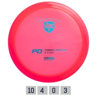 Diskgolfo diskas Distance Driver C-LINE PD Pink