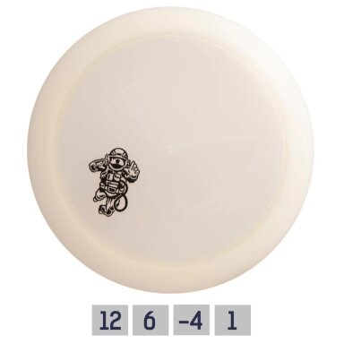 Diskgolfo diskas Distance Driver Glow ASTRONAUT Active Premium White Diskgolfo diskas Distance Driver Glow ASTRONAUT Active Premium White