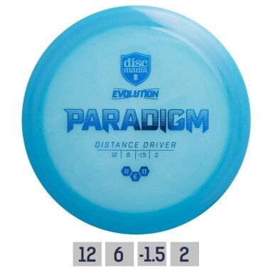 Diskgolfo diskas Distance Driver NEO PARADIGM Evolution Blue