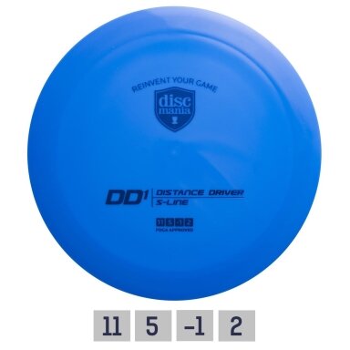 Diskgolfo diskas Distance Driver S-LINE DD1 Blue