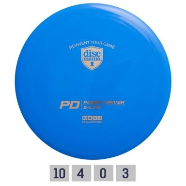 Diskgolfo diskas Distance Driver S-LINE PD blue