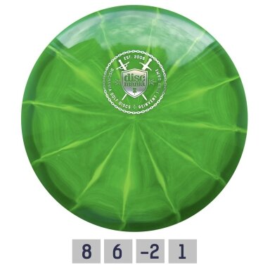 Diskgolfo diskas Fairway Driver 5 Lux Vapor Essence Green