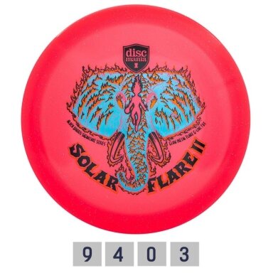 Diskgolfo diskas Fairway Driver C-LINE Glow Metalflake FD3 Solar Flare 2 Red Diskgolfo diskas Fairway Driver C-LINE Glow Metalflake FD3 Solar Flare 2 Red