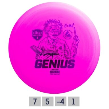 Diskgolfo diskas Fairway Driver GENIUS Active Pink
