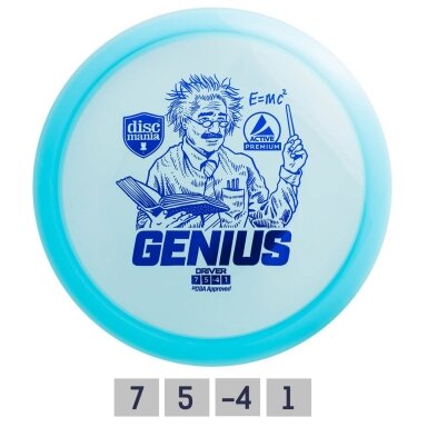 Diskgolfo diskas Fairway Driver GENIUS Active Premium Blue