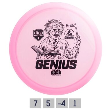 Diskgolfo diskas Fairway Driver GENIUS Active Premium Pink