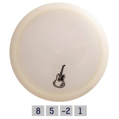 Diskgolfo diskas Fairway Driver Glow ROCKSTAR Active Premium White