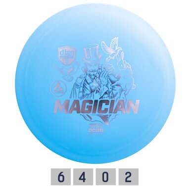 Diskgolfo diskas Fairway Driver MAGICIAN Active light blue Diskgolfo diskas Fairway Driver MAGICIAN Active light blue