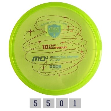Diskgolfo diskas Midrange Driver C-LINE Green