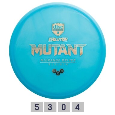 Diskgolfo diskas Midrange Driver NEO MUTANT Evolution Blue Diskgolfo diskas Midrange Driver NEO MUTANT Evolution Blue