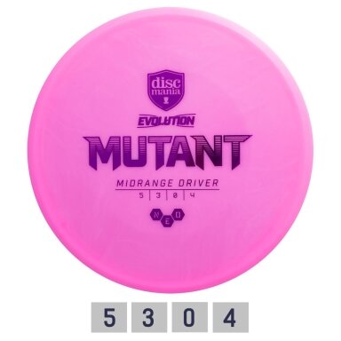 Diskgolfo diskas Midrange Driver NEO MUTANT Evolution Pink