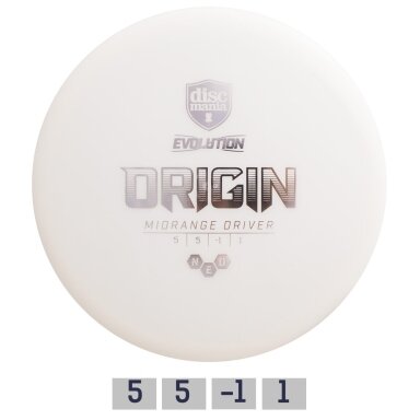 Diskgolfo diskas Midrange Driver NEO ORIGIN Evolution white