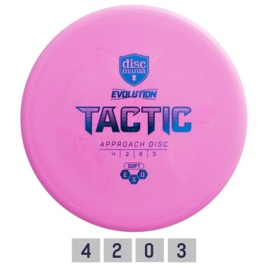 Diskgolfo diskas Midrange Driver SOFT EXO TACTIC Evolution Pink Diskgolfo diskas Midrange Driver SOFT EXO TACTIC Evolution Pink