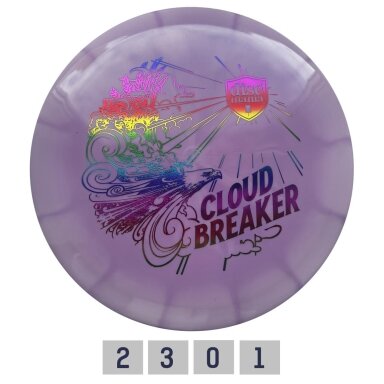 Diskgolfo diskas Putter LUX VAPOR Cloud Breaker Purple/White