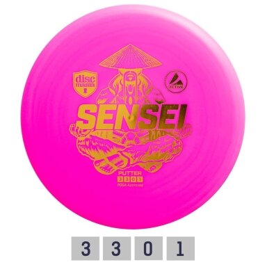 Diskgolfo diskas Putter SENSEI Active Pink
