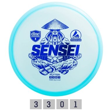 Diskgolfo diskas Putter SENSEI Active Premium Blue Diskgolfo diskas Putter SENSEI Active Premium Blue