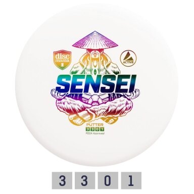 Diskgolfo diskas Putter SENSEI Active White Diskgolfo diskas Putter SENSEI Active White