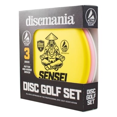Diskgolfo diskų rinkinys Active 3 Soft Disc Set