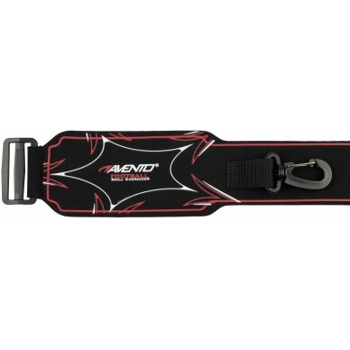 Diržas futbolo įgūdžiams lavinti AVENTO 75BC Black/red 2
