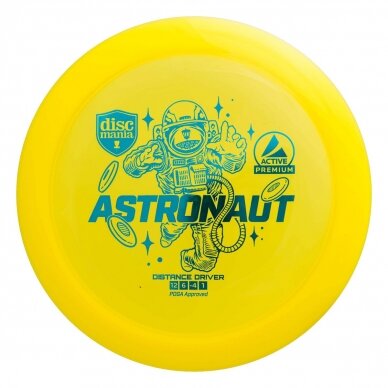 Diskgolfo diskas Distance Driver ASTRONAUT Active Premium Yellow 1 Diskgolfo diskas Distance Driver ASTRONAUT Active Premium Yellow 1