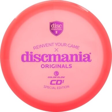 Diskgolfo diskas Distance Driver C-LINE CD1 COLOR GLOW Red 1 Diskgolfo diskas Distance Driver C-LINE CD1 COLOR GLOW Red 1