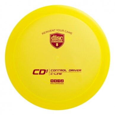 Diskgolfo diskas Distance Driver C-LINE CD1 Yellow 1 Diskgolfo diskas Distance Driver C-LINE CD1 Yellow 1