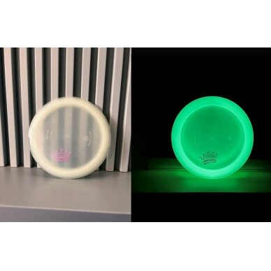 Diskgolfo diskas Distance Driver Glow MAJESTY Premium (Mini), White 2 Diskgolfo diskas Distance Driver Glow MAJESTY Premium (Mini), White 2