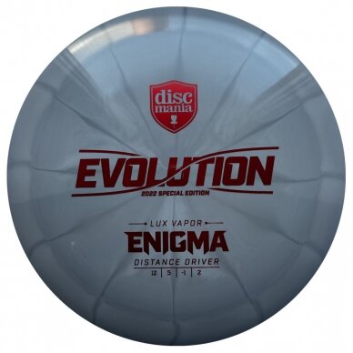 Diskgolfo diskas Distance Driver Lux Vapor ENIGMA Evolution Grey 1
