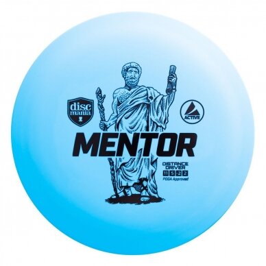 Diskgolfo diskas Distance Driver MENTOR Active Light Blue 1