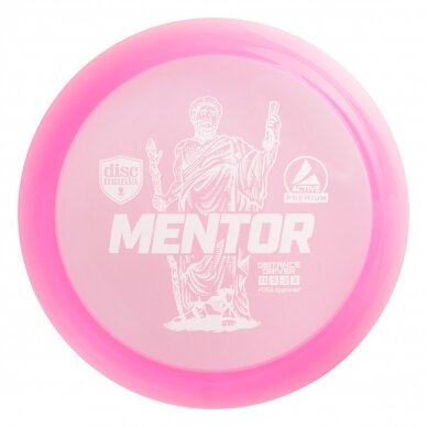 Diskgolfo diskas Distance Driver MENTOR Active Premium Pink 1 Diskgolfo diskas Distance Driver MENTOR Active Premium Pink 1