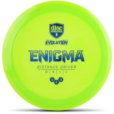 Diskgolfo diskas Distance Driver NEO ENIGMA Evolution Green 1 Diskgolfo diskas Distance Driver NEO ENIGMA Evolution Green 1