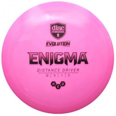 Diskgolfo diskas Distance Driver NEO ENIGMA Evolution PinkDiskgolfo diskas Distance Driver NEO ENIGMA Evolution Pink 1 Diskgolfo diskas Distance Driver NEO ENIGMA Evolution PinkDiskgolfo diskas Distance Driver NEO ENIGMA Evolution Pink 1
