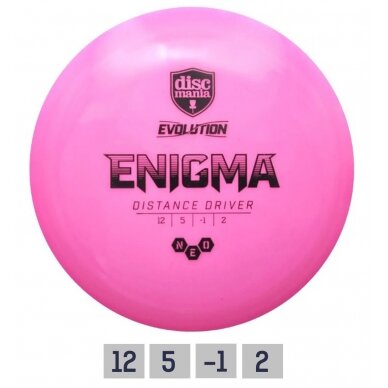 Diskgolfo diskas Distance Driver NEO ENIGMA Evolution PinkDiskgolfo diskas Distance Driver NEO ENIGMA Evolution Pink Diskgolfo diskas Distance Driver NEO ENIGMA Evolution PinkDiskgolfo diskas Distance Driver NEO ENIGMA Evolution Pink