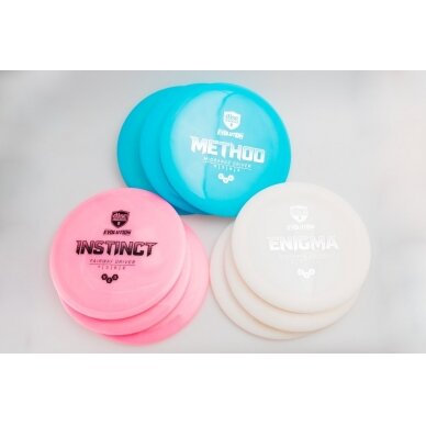 Diskgolfo diskas Distance Driver NEO ENIGMA Evolution Yellow 2 Diskgolfo diskas Distance Driver NEO ENIGMA Evolution Yellow 2