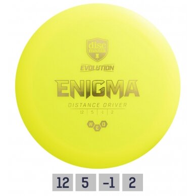 Diskgolfo diskas Distance Driver NEO ENIGMA Evolution Yellow