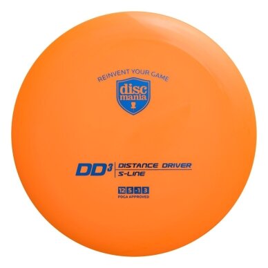 Diskgolfo diskas Distance Driver S-LINE DD3 Orange 1 Diskgolfo diskas Distance Driver S-LINE DD3 Orange 1