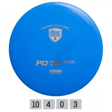 Diskgolfo diskas Distance Driver S-LINE PD blue Diskgolfo diskas Distance Driver S-LINE PD blue
