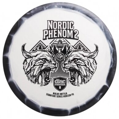 Diskgolfo diskas Distance Driver S-LINE PD NORDIC PHENOM 2 black/white 1